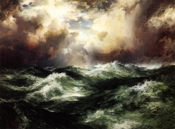 托馬斯 莫蘭 Moonlit Seascape 托馬斯 莫蘭 Moonlit Seascape